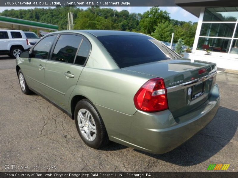 Silver Green Metallic / Cashmere Beige 2006 Chevrolet Malibu LS Sedan