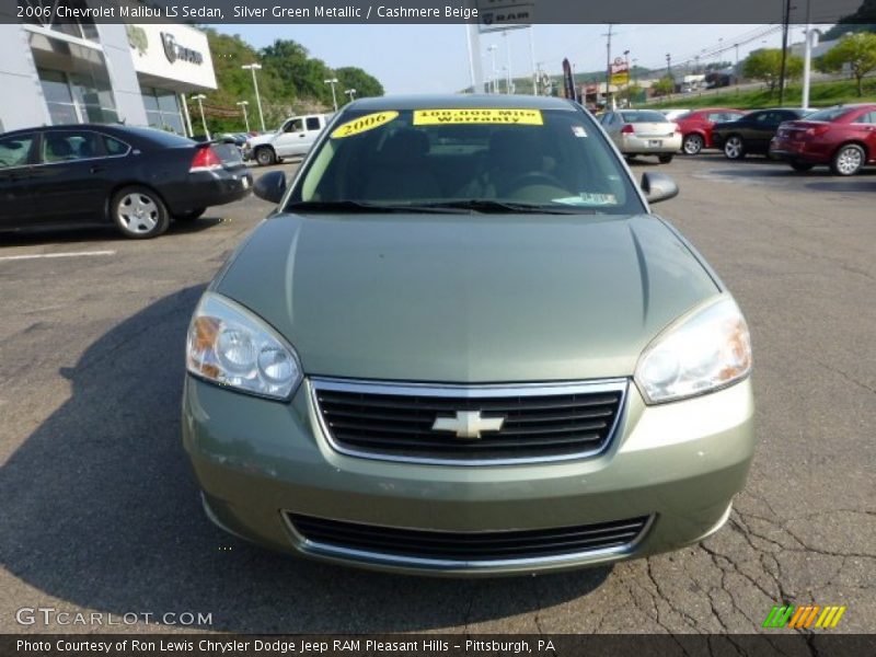 Silver Green Metallic / Cashmere Beige 2006 Chevrolet Malibu LS Sedan