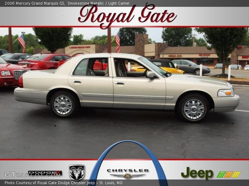 Smokestone Metallic / Light Camel 2006 Mercury Grand Marquis GS