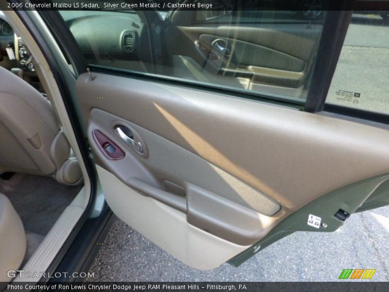 Silver Green Metallic / Cashmere Beige 2006 Chevrolet Malibu LS Sedan