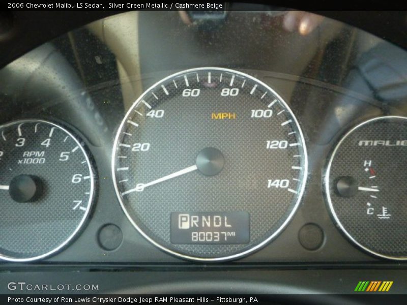 Silver Green Metallic / Cashmere Beige 2006 Chevrolet Malibu LS Sedan