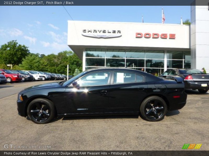 Pitch Black / Black 2012 Dodge Charger SXT