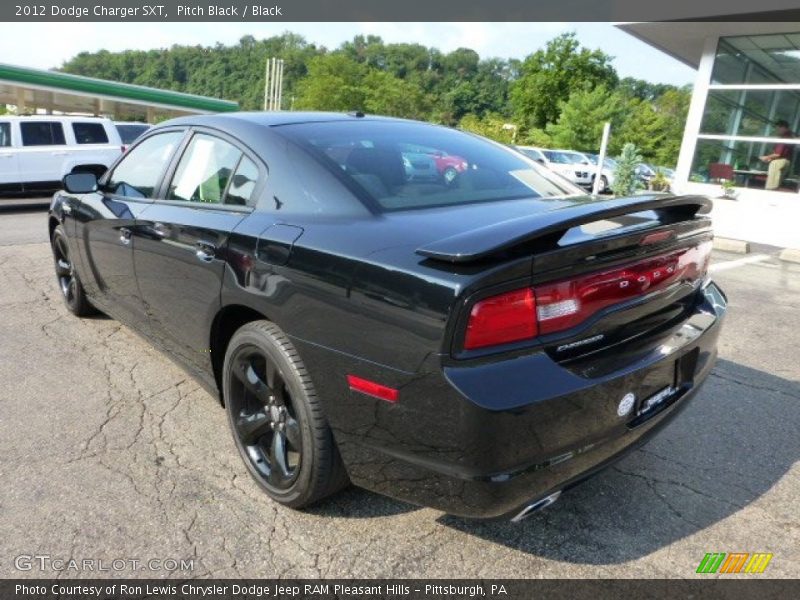 Pitch Black / Black 2012 Dodge Charger SXT
