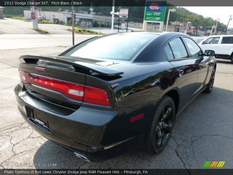 Pitch Black / Black 2012 Dodge Charger SXT