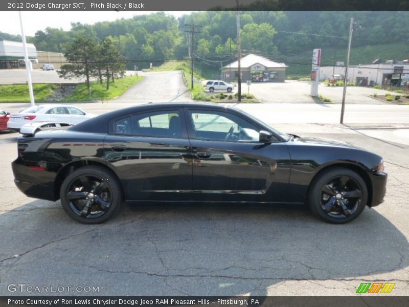 Pitch Black / Black 2012 Dodge Charger SXT