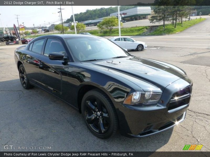 Pitch Black / Black 2012 Dodge Charger SXT