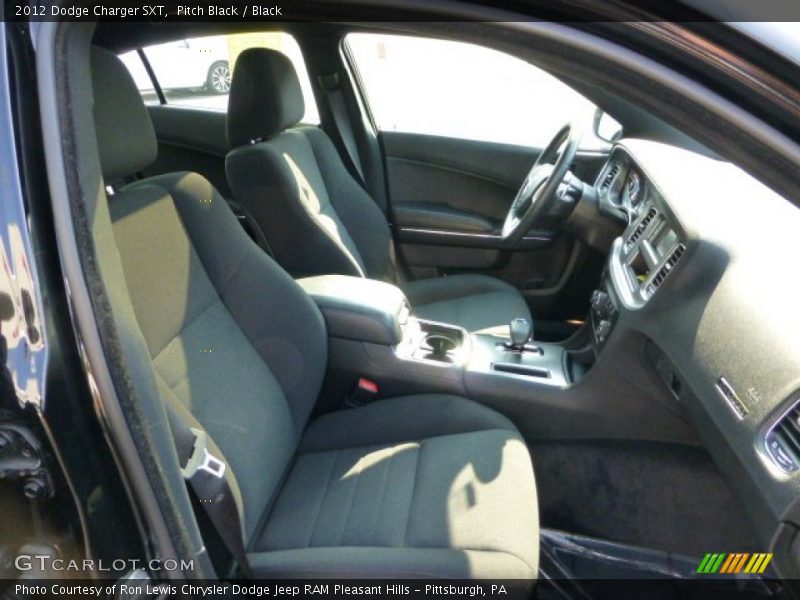 Pitch Black / Black 2012 Dodge Charger SXT