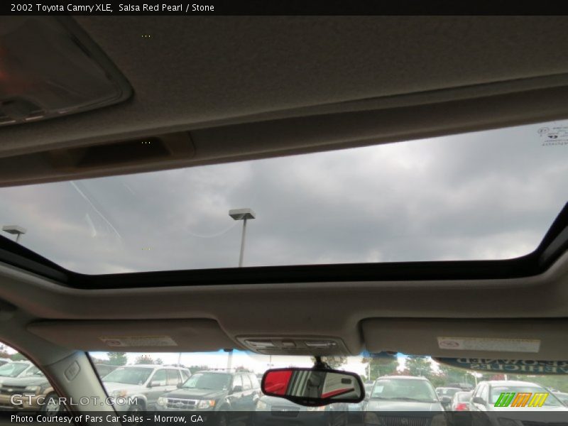 Salsa Red Pearl / Stone 2002 Toyota Camry XLE