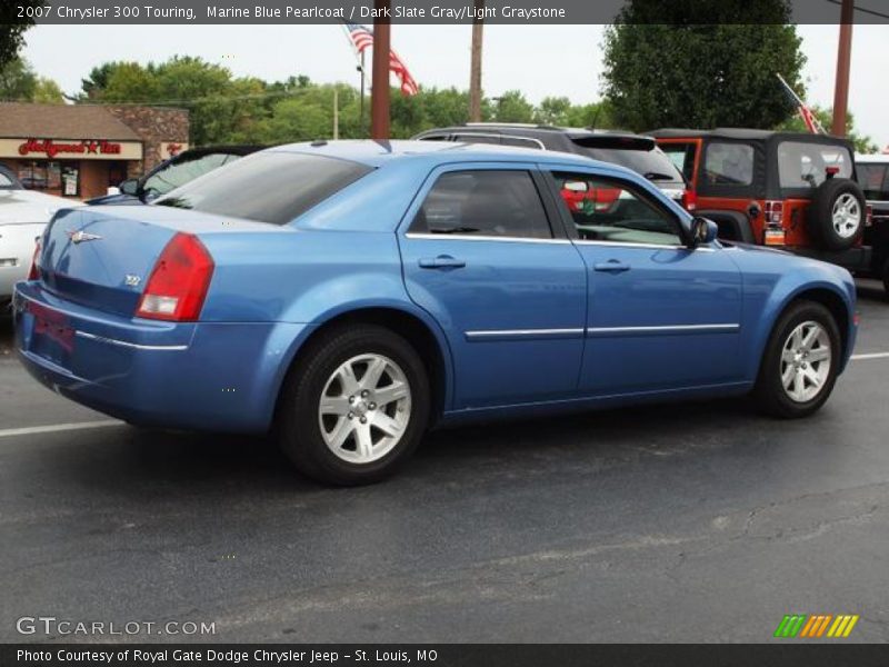 Marine Blue Pearlcoat / Dark Slate Gray/Light Graystone 2007 Chrysler 300 Touring