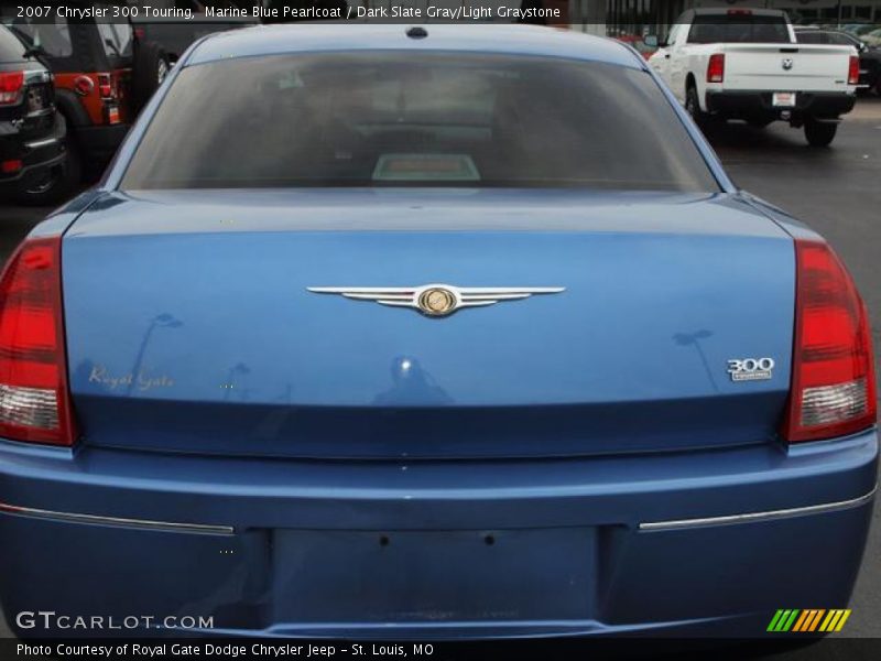 Marine Blue Pearlcoat / Dark Slate Gray/Light Graystone 2007 Chrysler 300 Touring