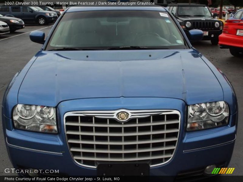Marine Blue Pearlcoat / Dark Slate Gray/Light Graystone 2007 Chrysler 300 Touring
