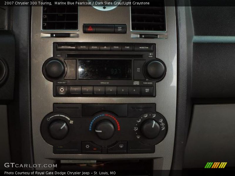 Marine Blue Pearlcoat / Dark Slate Gray/Light Graystone 2007 Chrysler 300 Touring