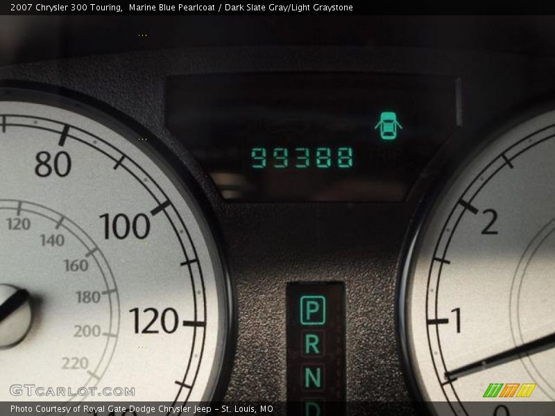 Marine Blue Pearlcoat / Dark Slate Gray/Light Graystone 2007 Chrysler 300 Touring