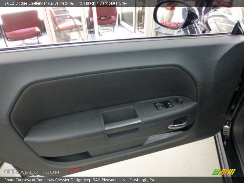 Pitch Black / Dark Slate Gray 2012 Dodge Challenger Rallye Redline