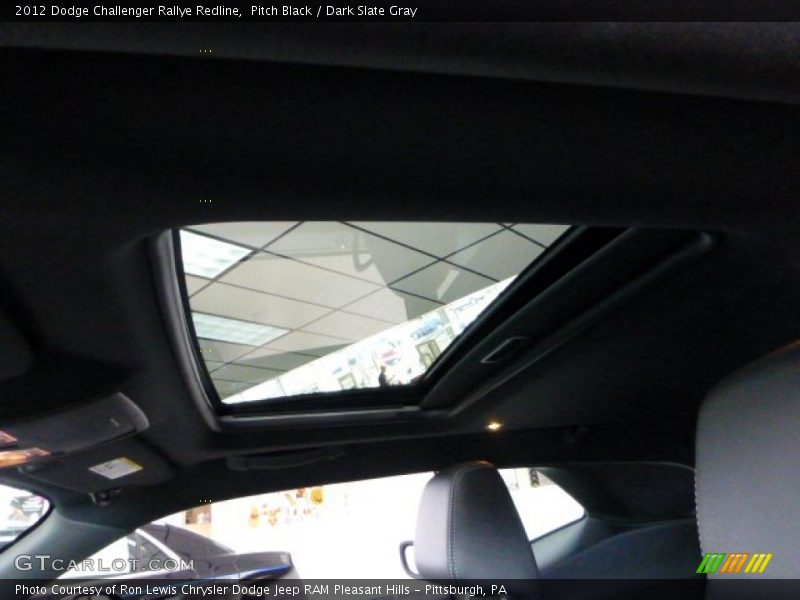 Pitch Black / Dark Slate Gray 2012 Dodge Challenger Rallye Redline