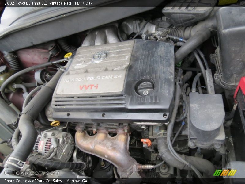Vintage Red Pearl / Oak 2002 Toyota Sienna CE