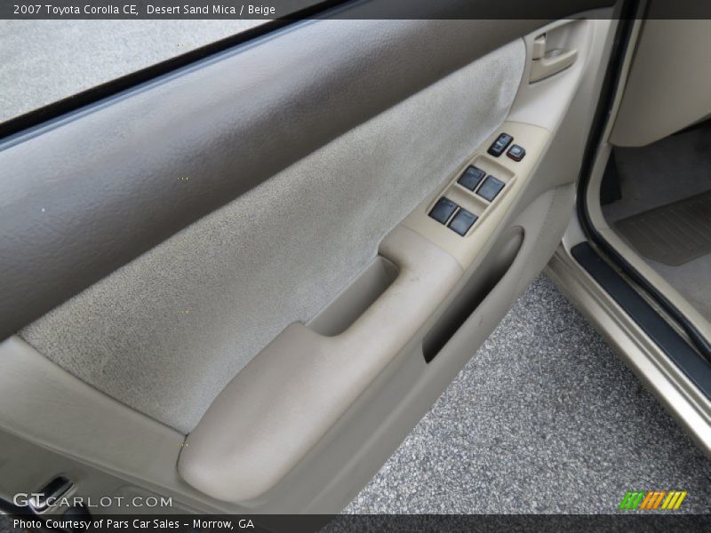 Door Panel of 2007 Corolla CE