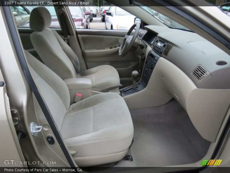  2007 Corolla CE Beige Interior