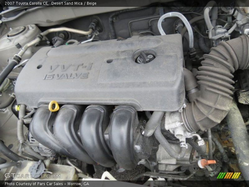  2007 Corolla CE Engine - 1.8L DOHC 16V VVT-i 4 Cylinder