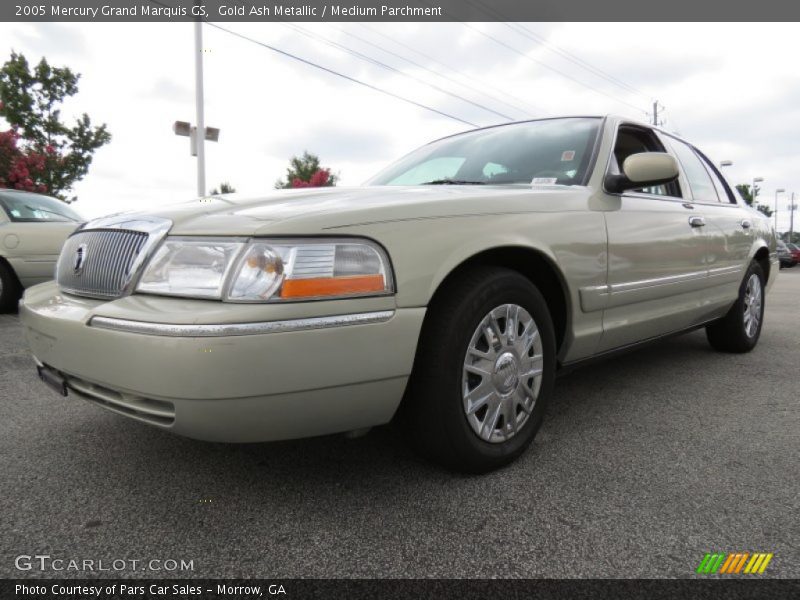 Gold Ash Metallic / Medium Parchment 2005 Mercury Grand Marquis GS