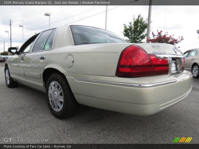 Gold Ash Metallic / Medium Parchment 2005 Mercury Grand Marquis GS