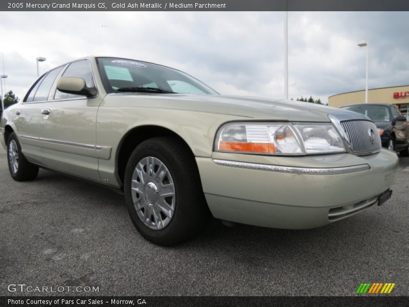 Gold Ash Metallic / Medium Parchment 2005 Mercury Grand Marquis GS