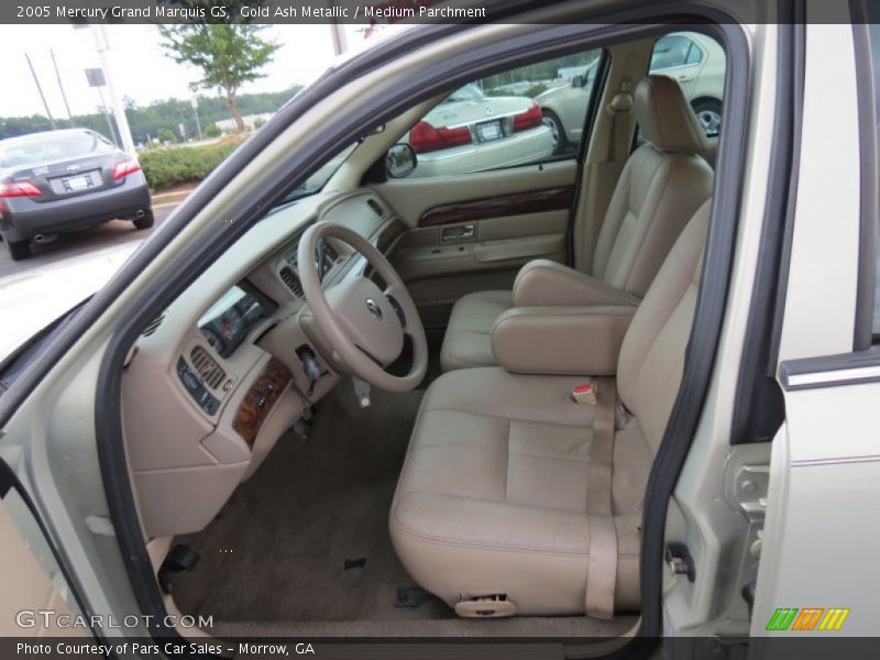 Gold Ash Metallic / Medium Parchment 2005 Mercury Grand Marquis GS