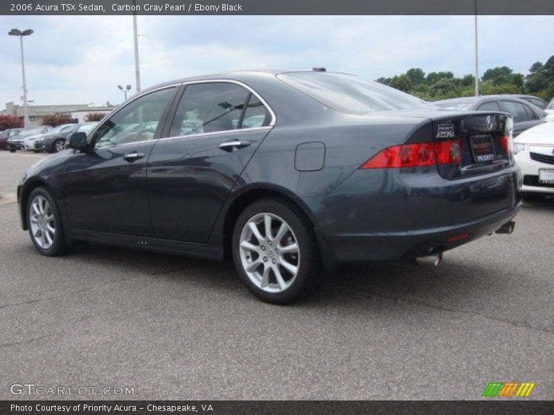 Carbon Gray Pearl / Ebony Black 2006 Acura TSX Sedan