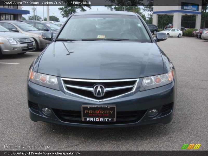 Carbon Gray Pearl / Ebony Black 2006 Acura TSX Sedan