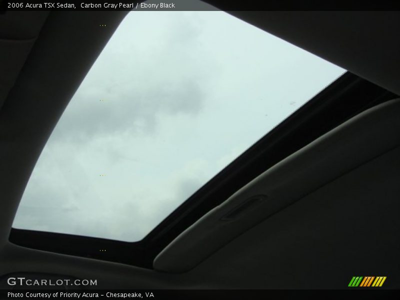 Carbon Gray Pearl / Ebony Black 2006 Acura TSX Sedan