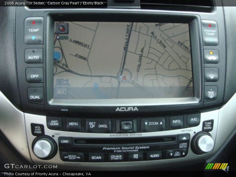 Carbon Gray Pearl / Ebony Black 2006 Acura TSX Sedan