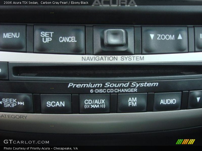 Carbon Gray Pearl / Ebony Black 2006 Acura TSX Sedan