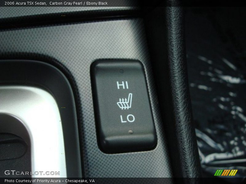 Carbon Gray Pearl / Ebony Black 2006 Acura TSX Sedan