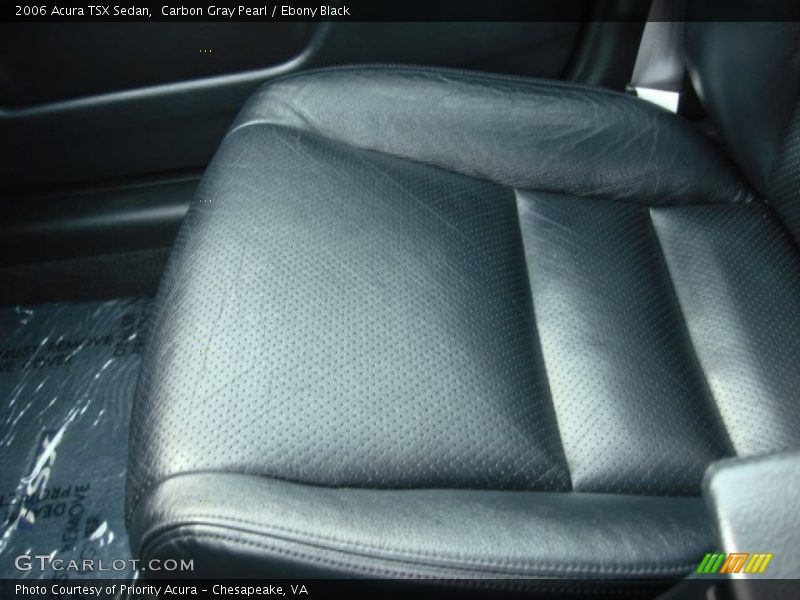 Carbon Gray Pearl / Ebony Black 2006 Acura TSX Sedan