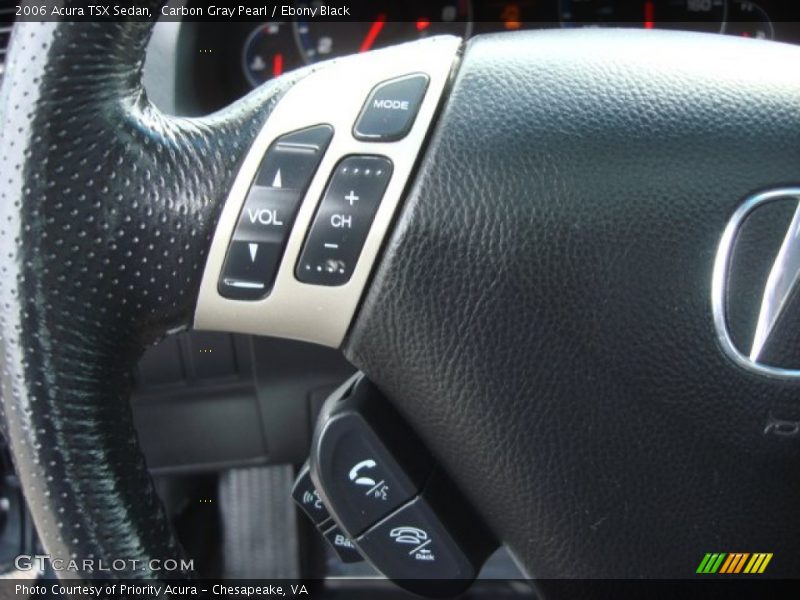 Carbon Gray Pearl / Ebony Black 2006 Acura TSX Sedan