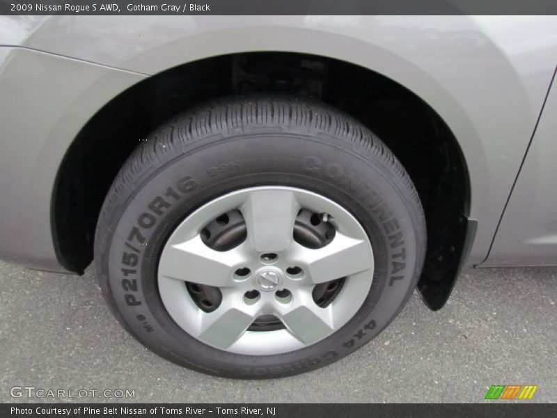 Gotham Gray / Black 2009 Nissan Rogue S AWD
