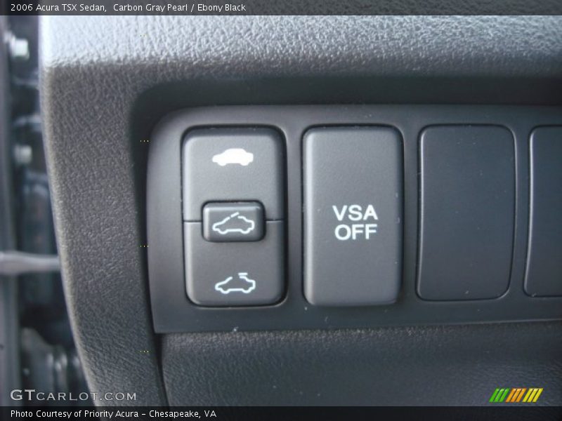 Carbon Gray Pearl / Ebony Black 2006 Acura TSX Sedan