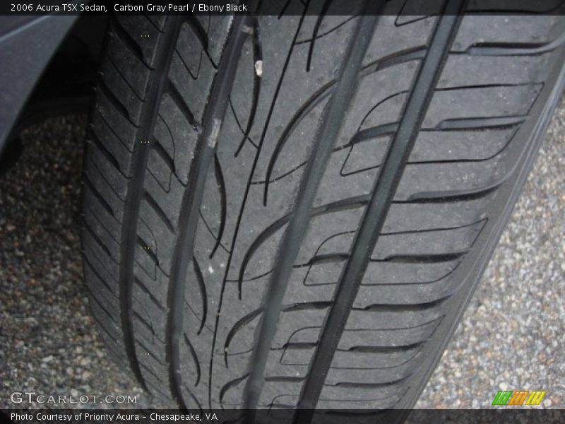 Carbon Gray Pearl / Ebony Black 2006 Acura TSX Sedan