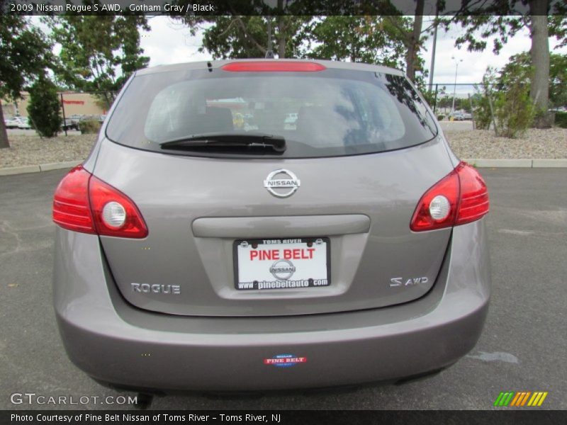 Gotham Gray / Black 2009 Nissan Rogue S AWD