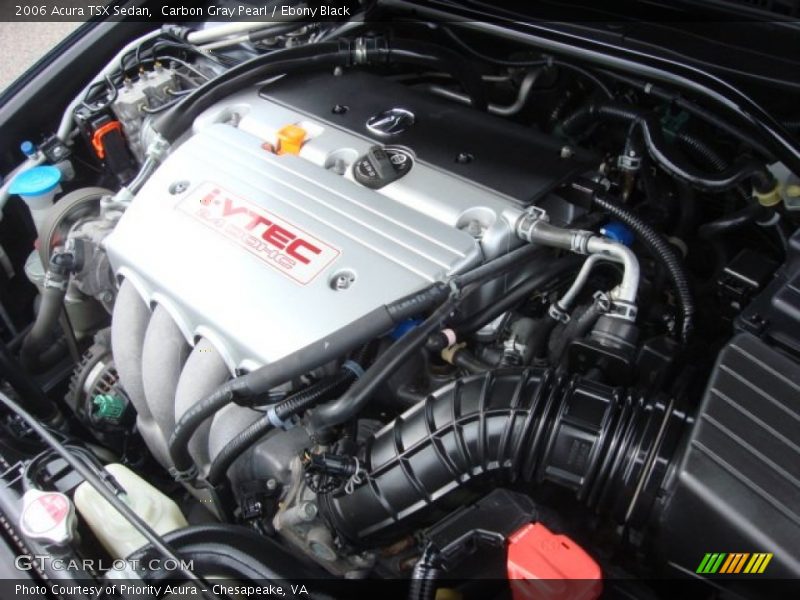 Carbon Gray Pearl / Ebony Black 2006 Acura TSX Sedan