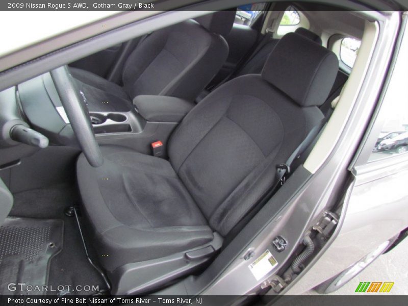 Gotham Gray / Black 2009 Nissan Rogue S AWD