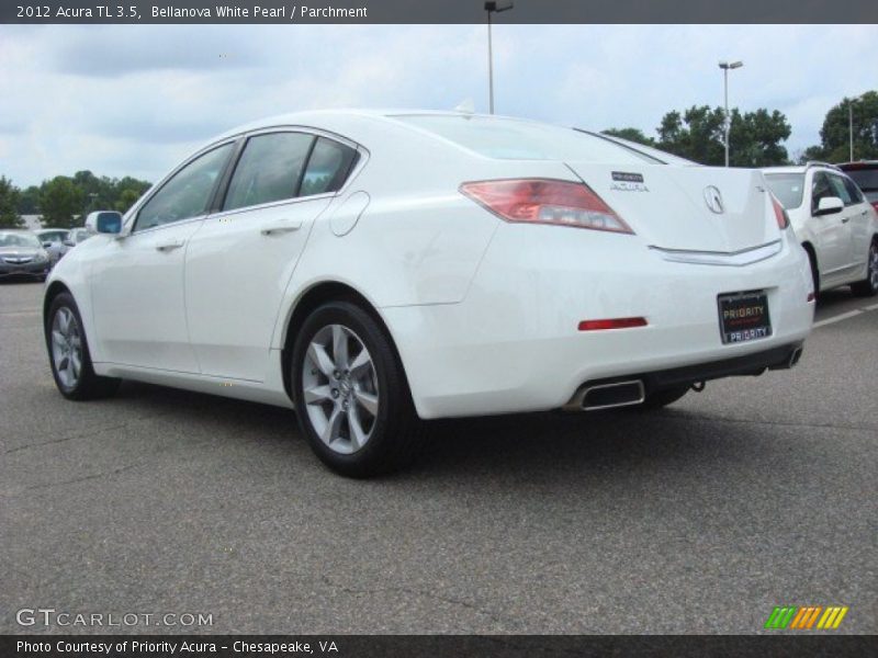 Bellanova White Pearl / Parchment 2012 Acura TL 3.5