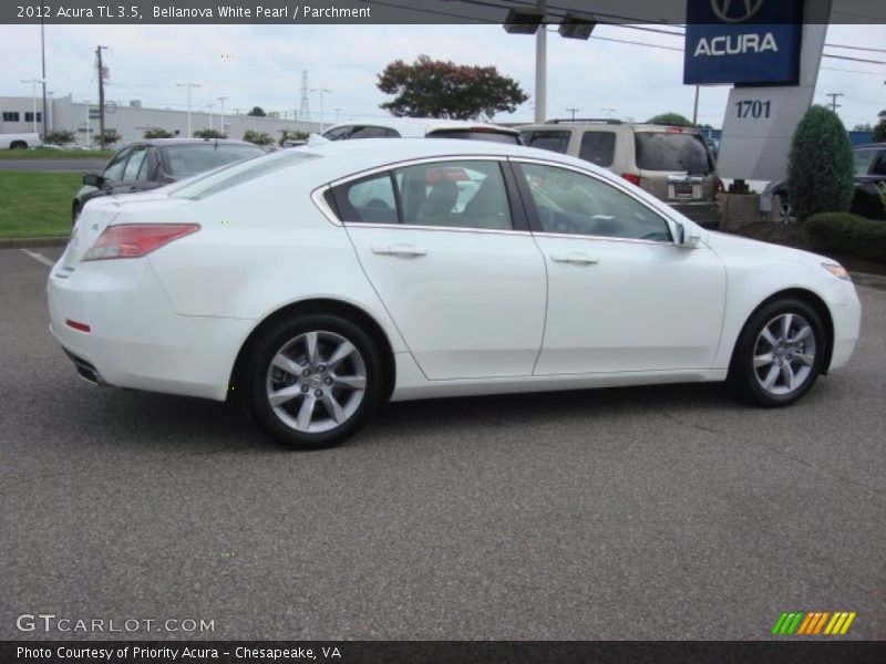 Bellanova White Pearl / Parchment 2012 Acura TL 3.5