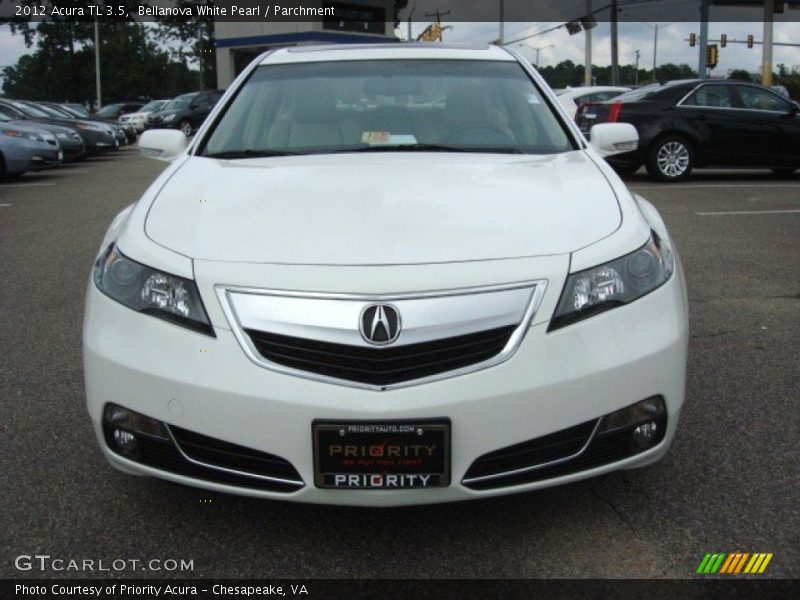 Bellanova White Pearl / Parchment 2012 Acura TL 3.5