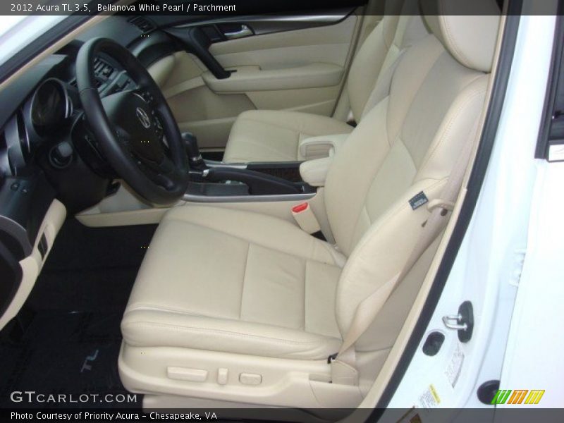 Bellanova White Pearl / Parchment 2012 Acura TL 3.5