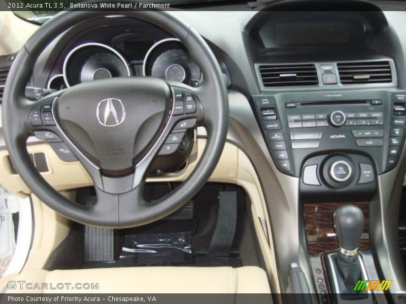 Bellanova White Pearl / Parchment 2012 Acura TL 3.5
