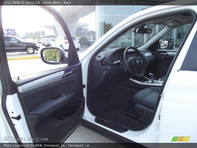 Alpine White / Black 2011 BMW X3 xDrive 28i