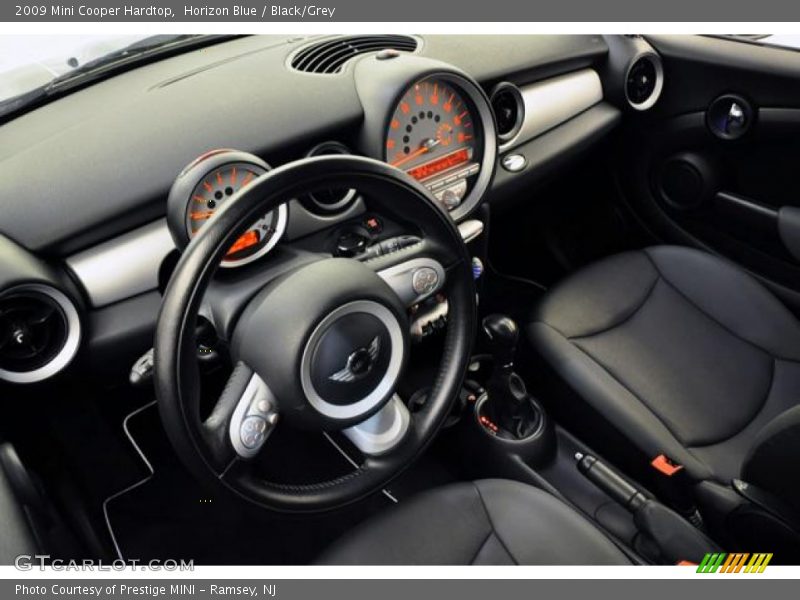 Horizon Blue / Black/Grey 2009 Mini Cooper Hardtop