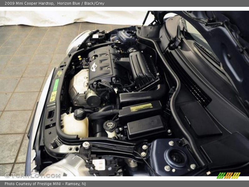 Horizon Blue / Black/Grey 2009 Mini Cooper Hardtop
