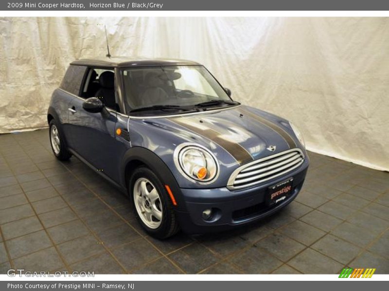 Horizon Blue / Black/Grey 2009 Mini Cooper Hardtop